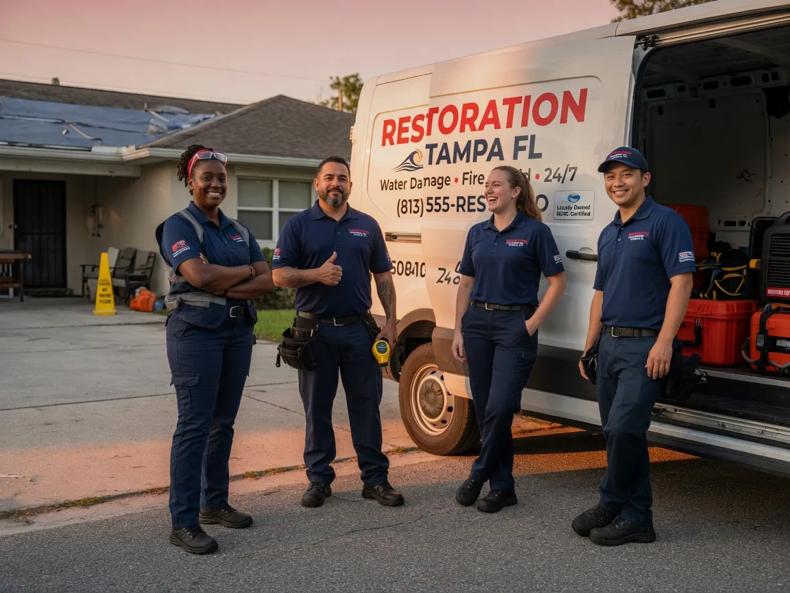 Water Damage Restoration company in Rowland, PA